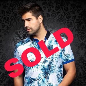 Au Noir Polo Kentia White - Medium (BRAND NEW)